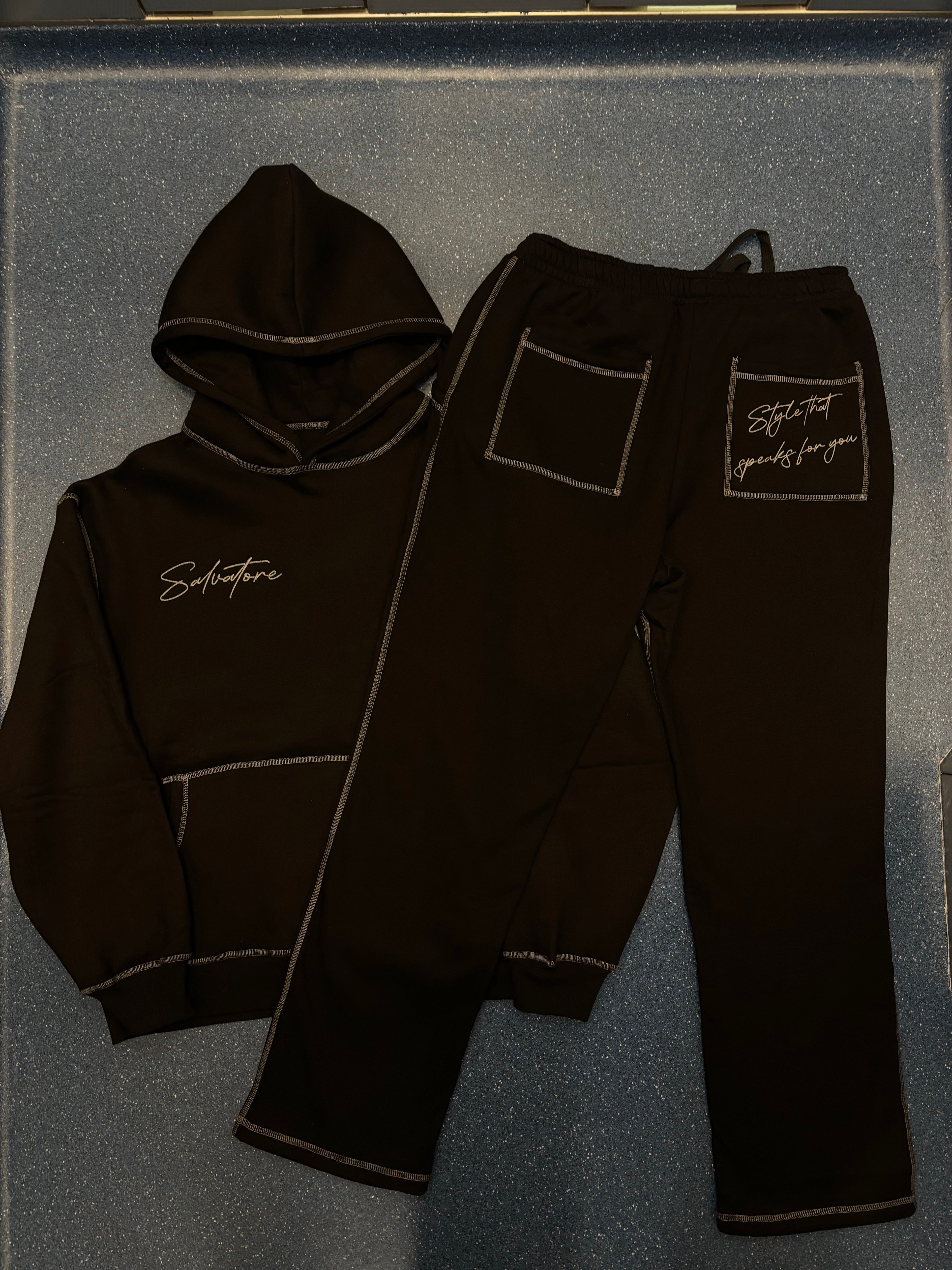 Salvatore Black Tracksuit 🖤